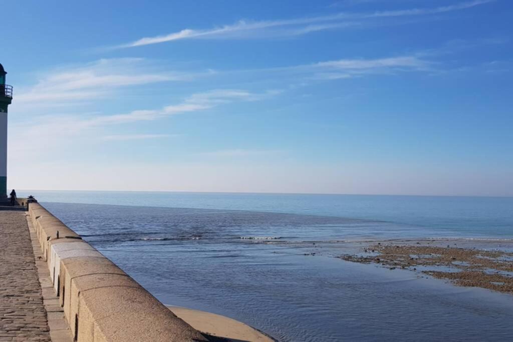 Bel Appartement Pour 2 Personnes Vue Laterale Sur Le Port Le Tréport Kültér fotó